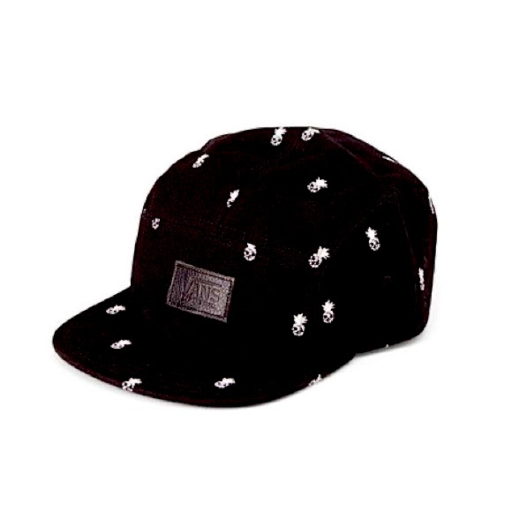 Vans Black Pineapple 5-panel Baseball Cap